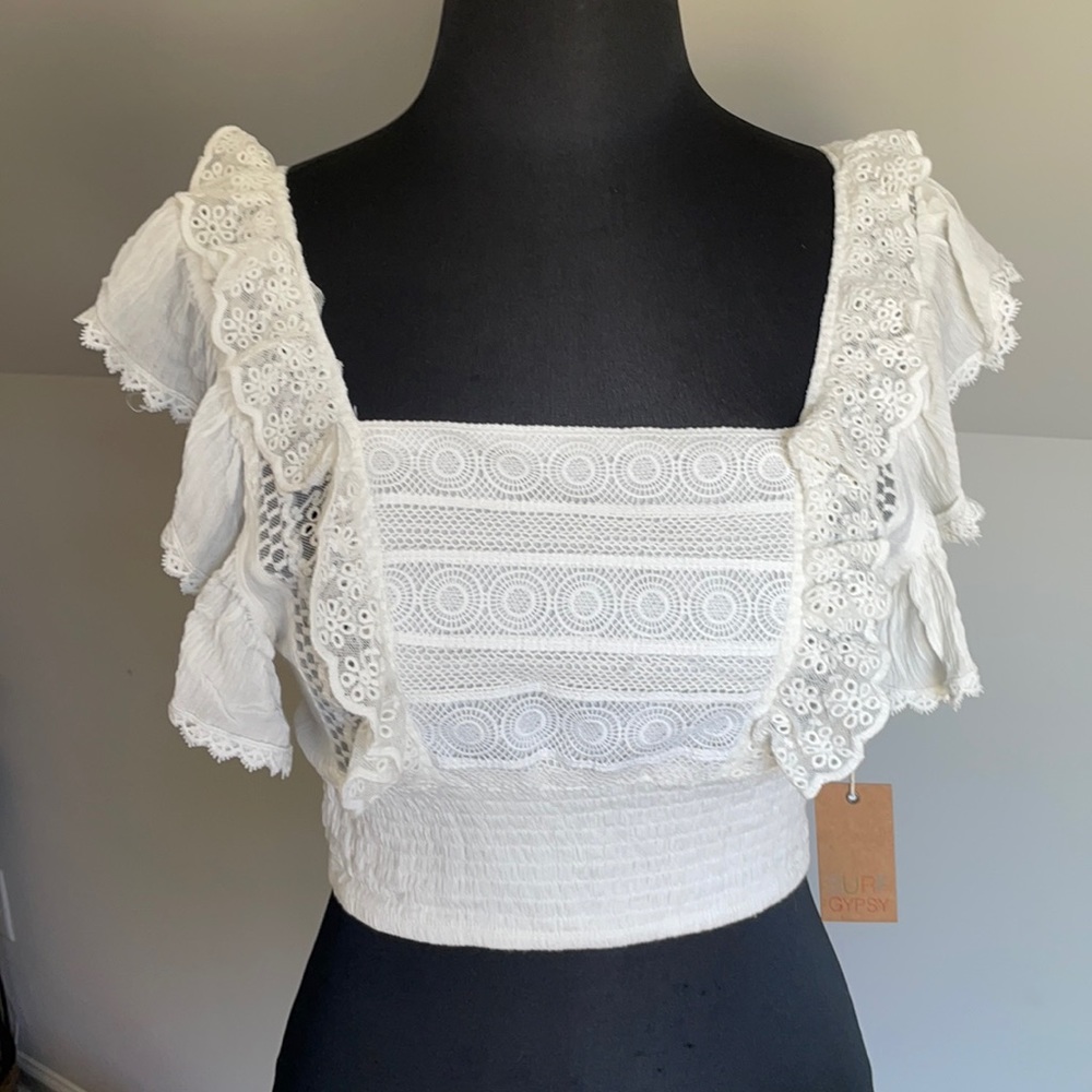White Crop Top